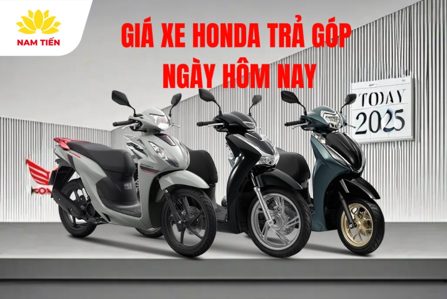 Giá xe Honda trả góp ngày hôm nay 