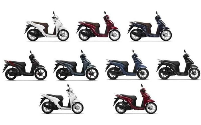 vision 2022 có tổng cộng 9 màu