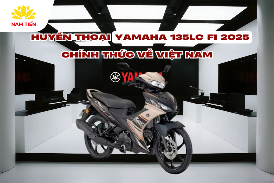 Huyền thoại Yamaha 135LC Fi 2025 chính thức về Việt Nam