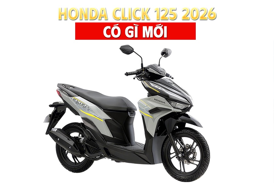 Honda Click 2026 có gì mới