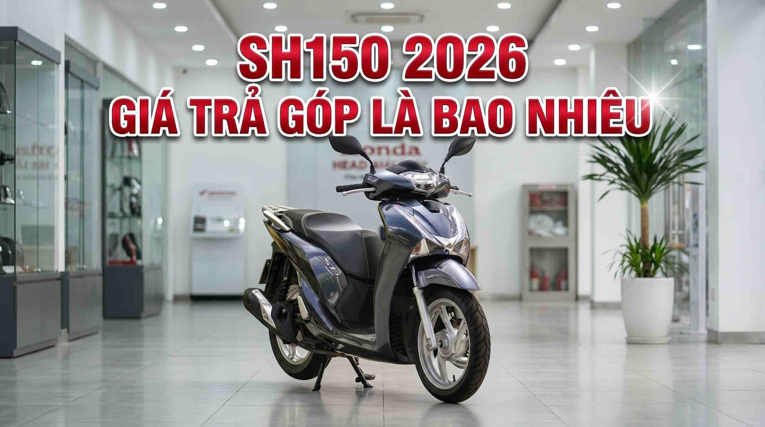 Giá xe Honda SH150 2026 trả góp mới nhất: Bảng tính và kinh nghiệm mua xe