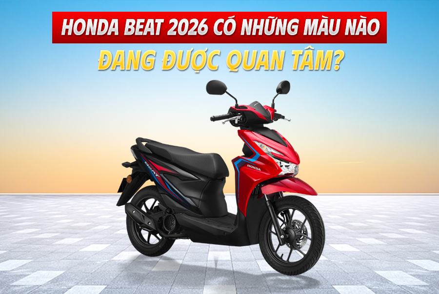 Honda Beat 2026 Có Những Màu Nào Đang Được Quan Tâm?