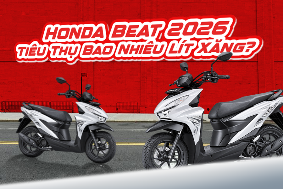 Honda Beat 2026 Tiêu Thụ Bao Nhiêu Lít Xăng?